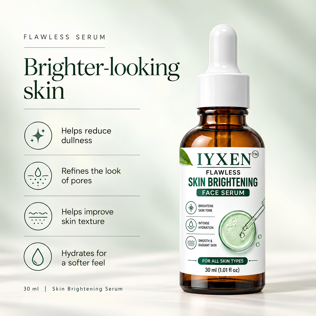 Iyxen Flawless Skin Brightening Face Serum For Dark Spots