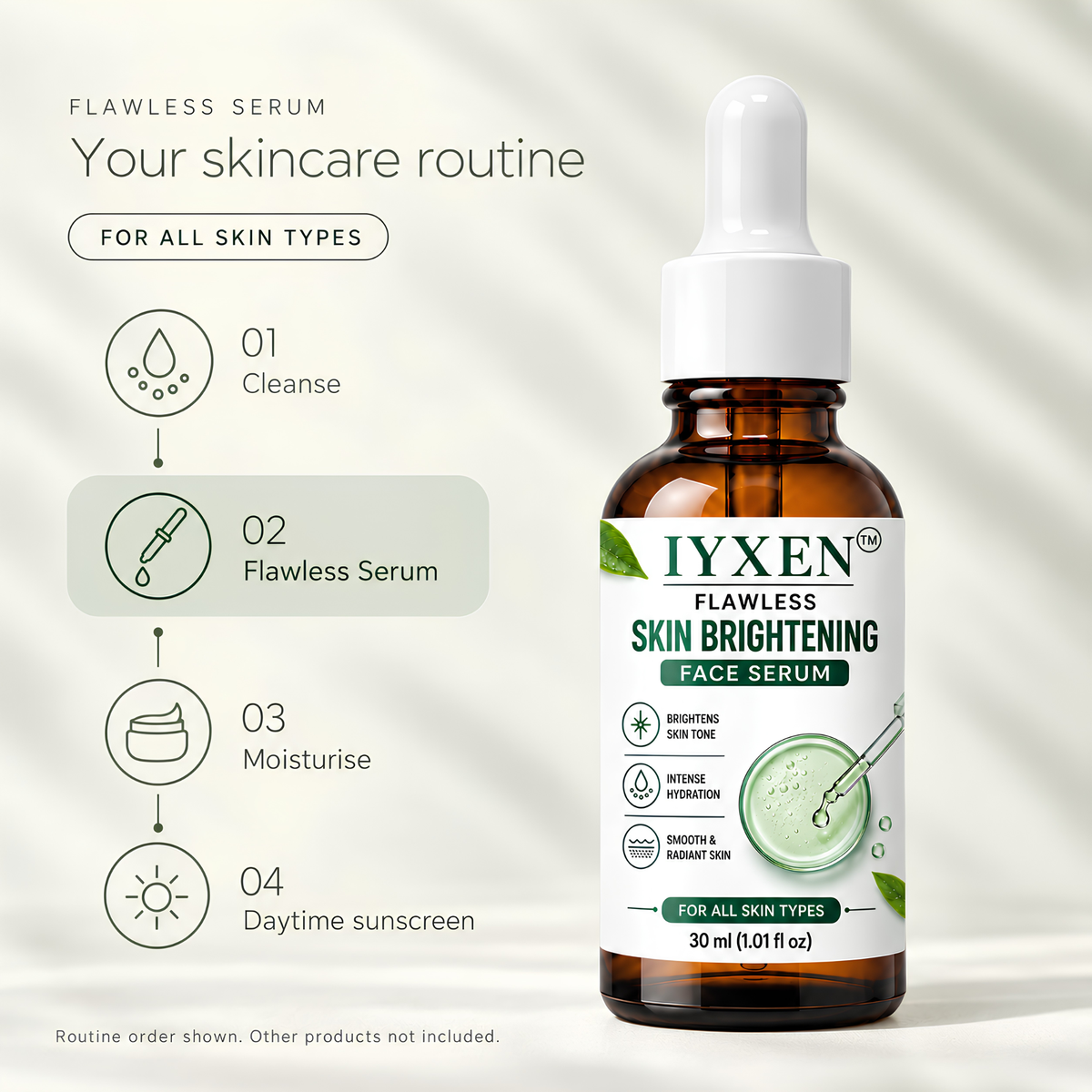 Iyxen Flawless Skin Brightening Face Serum For Dark Spots