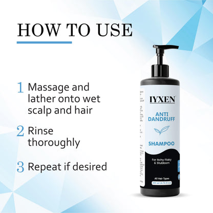 IYXEN™ 7-in-1 Advanced Anti-Dandruff Shampoo | Damage Repair & Nourishing (200 ml)