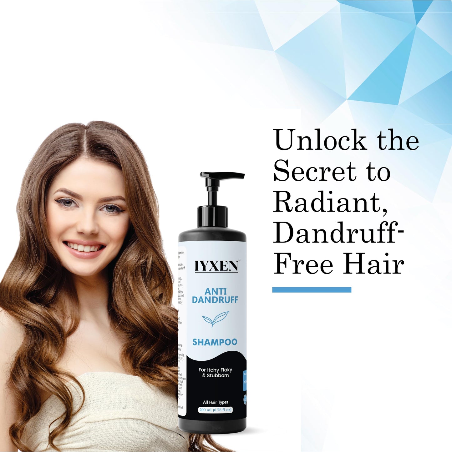 IYXEN™ 7-in-1 Advanced Anti-Dandruff Shampoo | Damage Repair & Nourishing (200 ml)