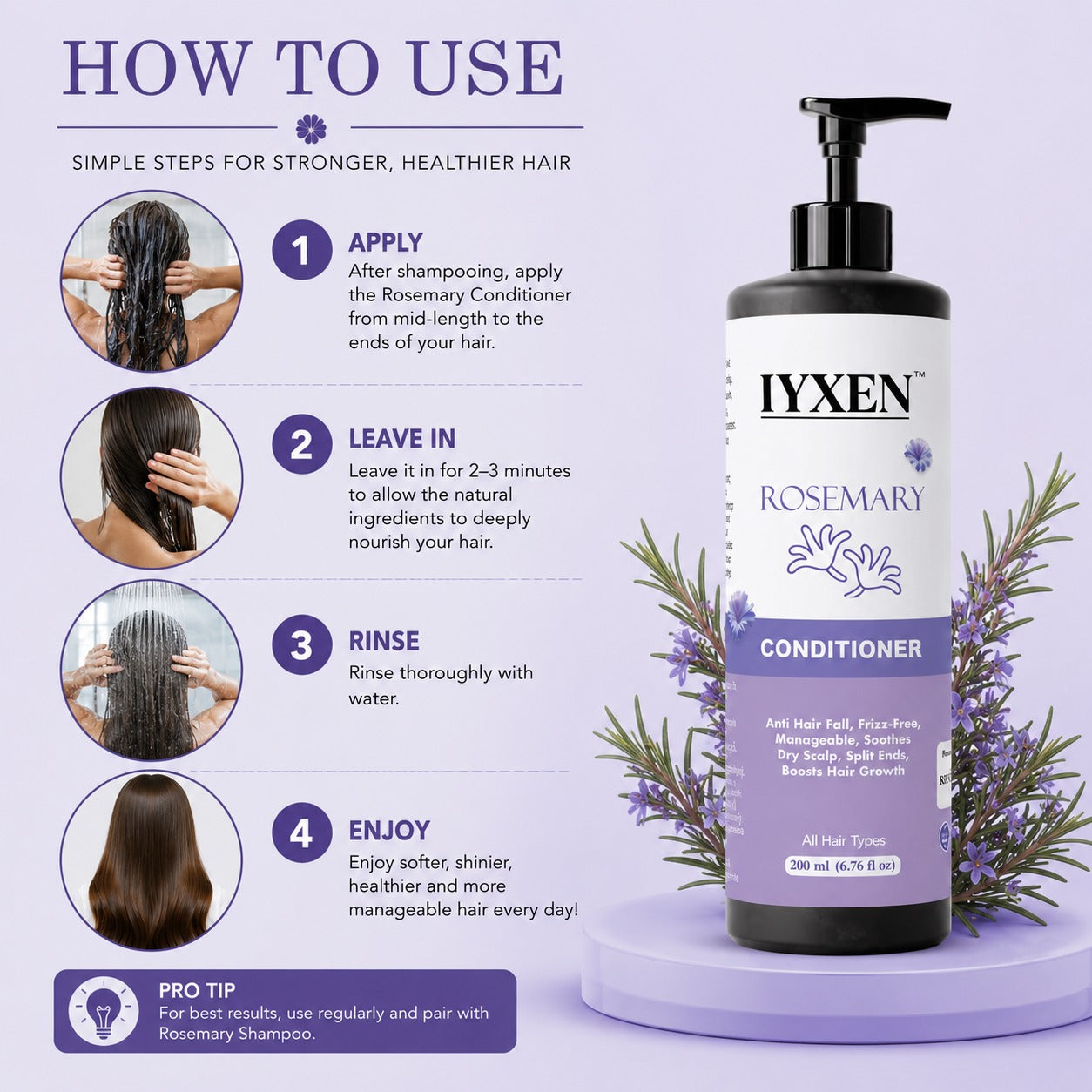 Iyxen Rosemary Hair Fall Control Conditioner