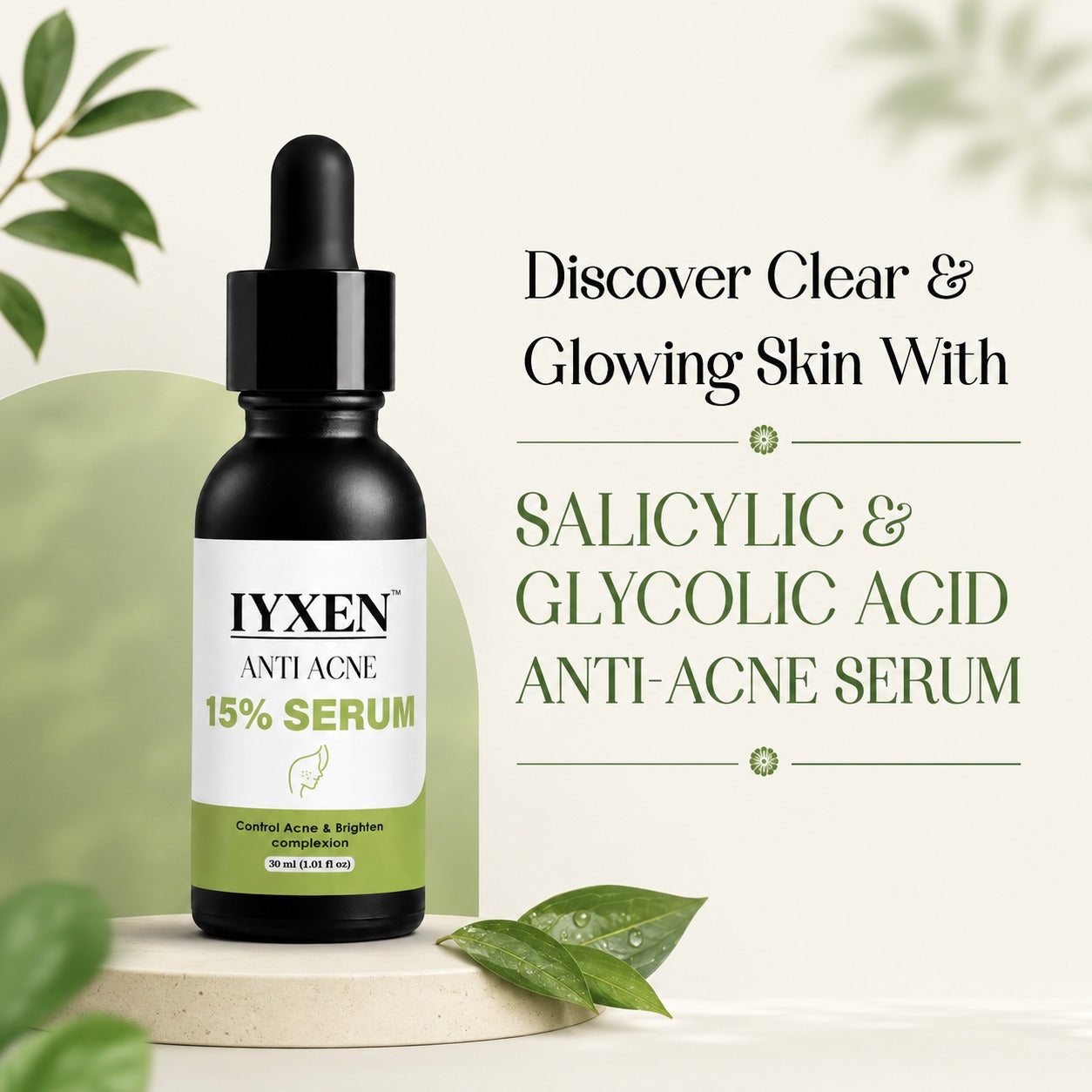 Iyxen Anti Acne 15% Serum For Acne And Brightening