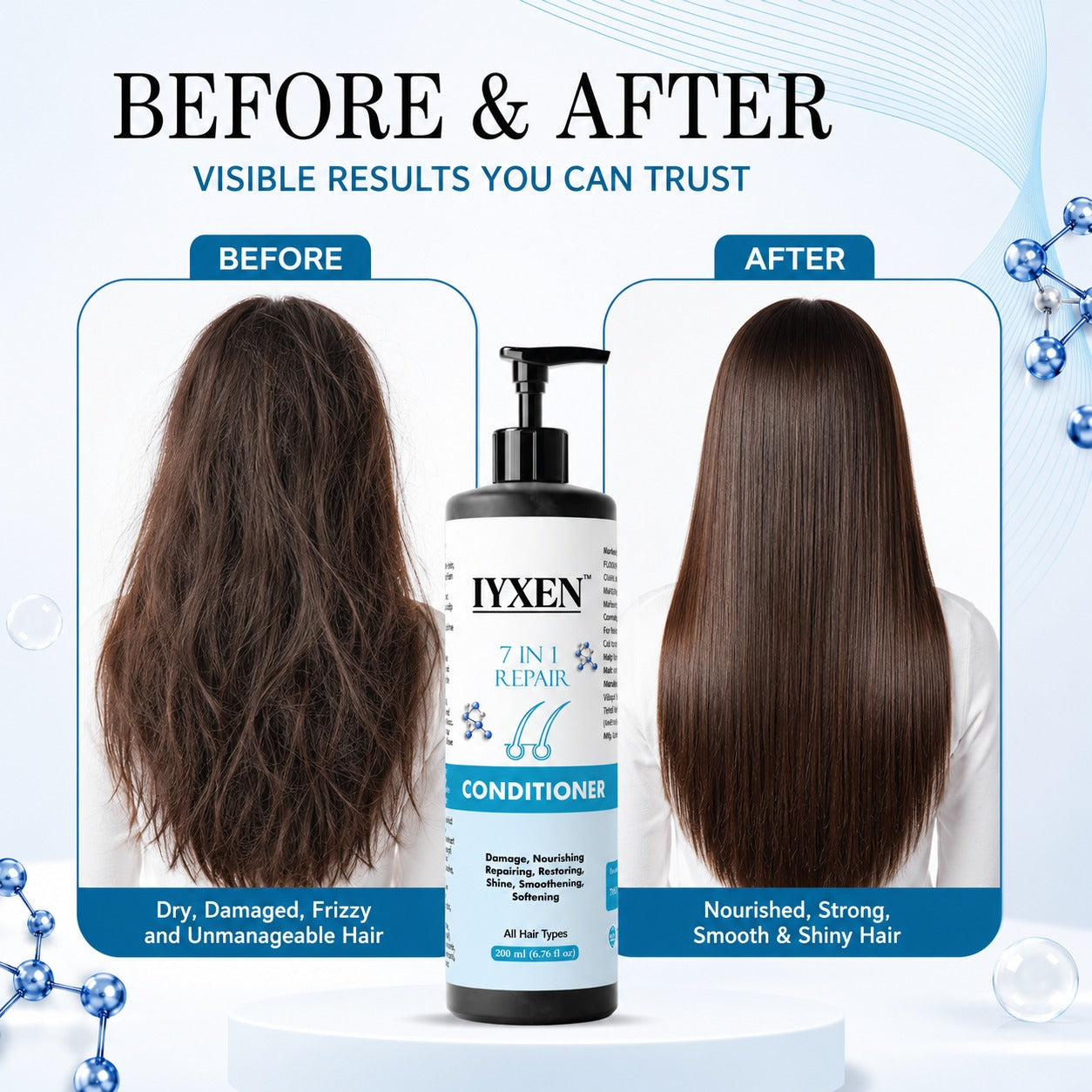 Iyxen 7 In 1 Repair Nourishing Hair Conditioner For All Hair Types