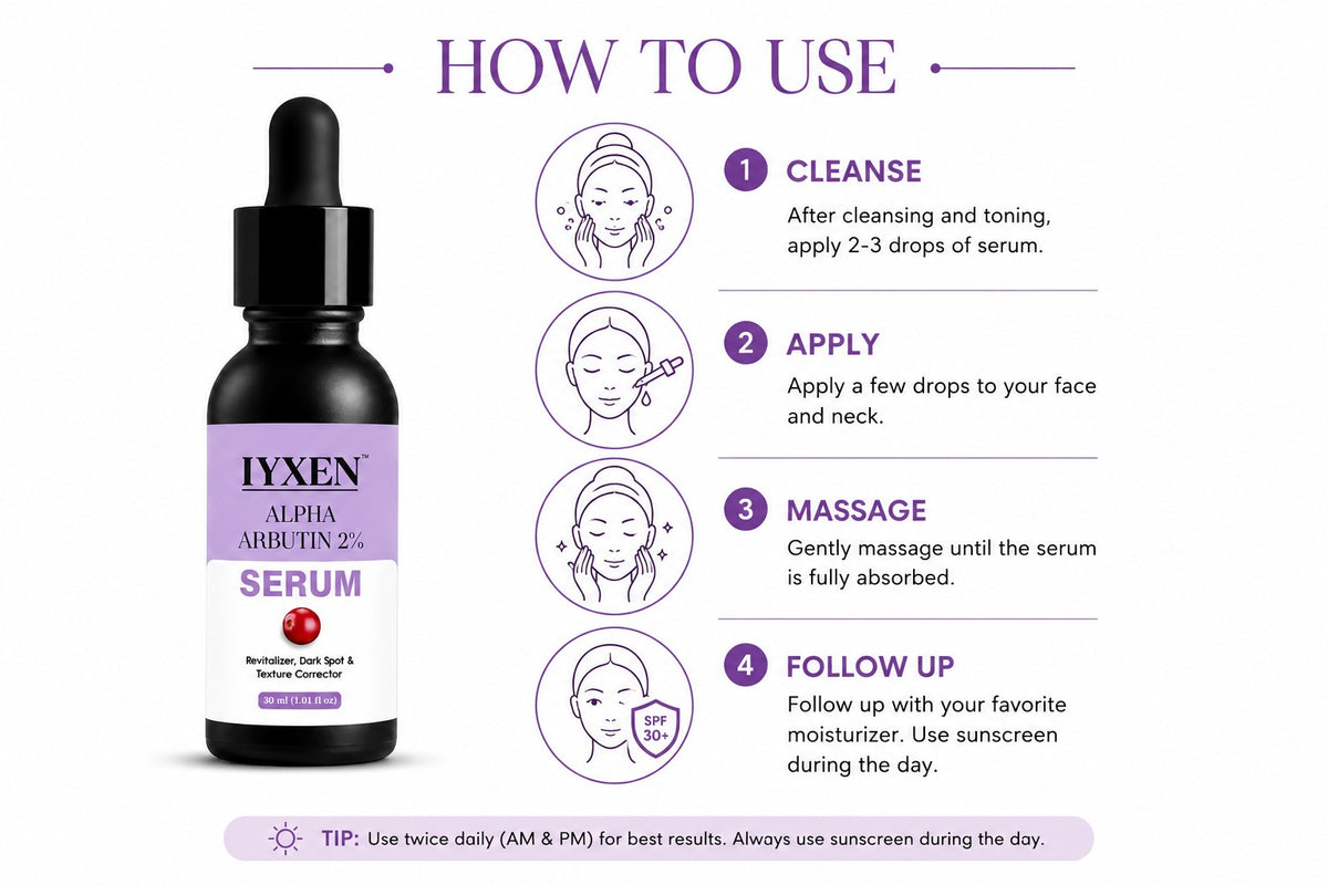 Iyxen Alpha Arbutin 2% + Hyaluronic Acid Dark Spot Face Serum