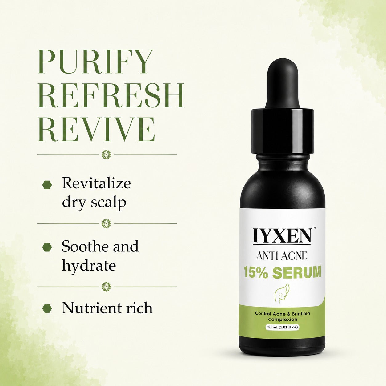 Iyxen Anti Acne 15% Serum For Acne And Brightening