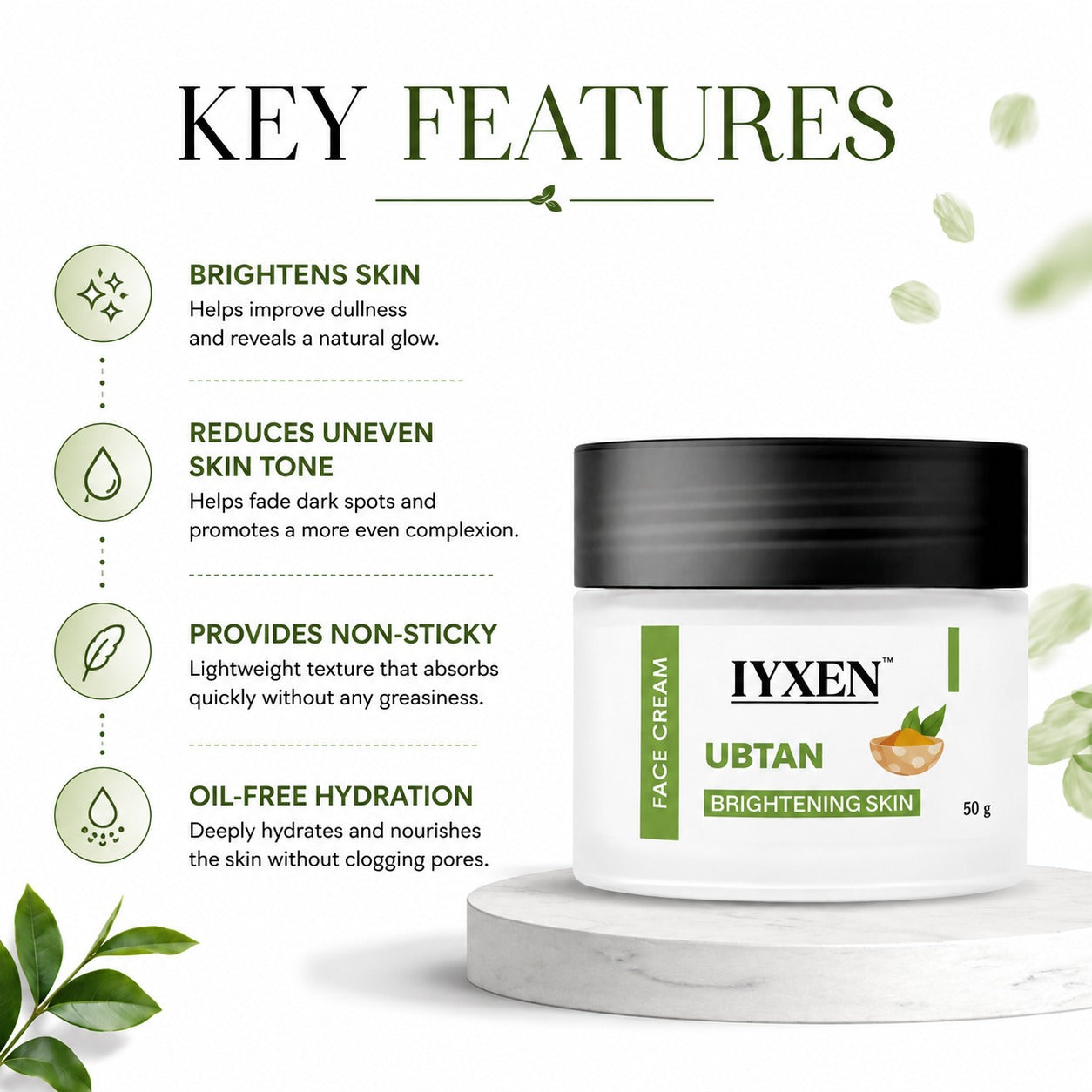 Iyxen Ubtan Neem Brightening Face Cream