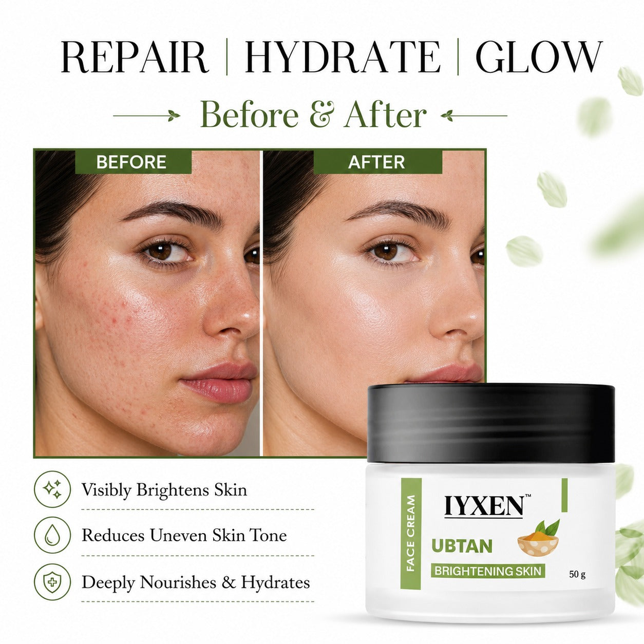 Iyxen Ubtan Neem Brightening Face Cream