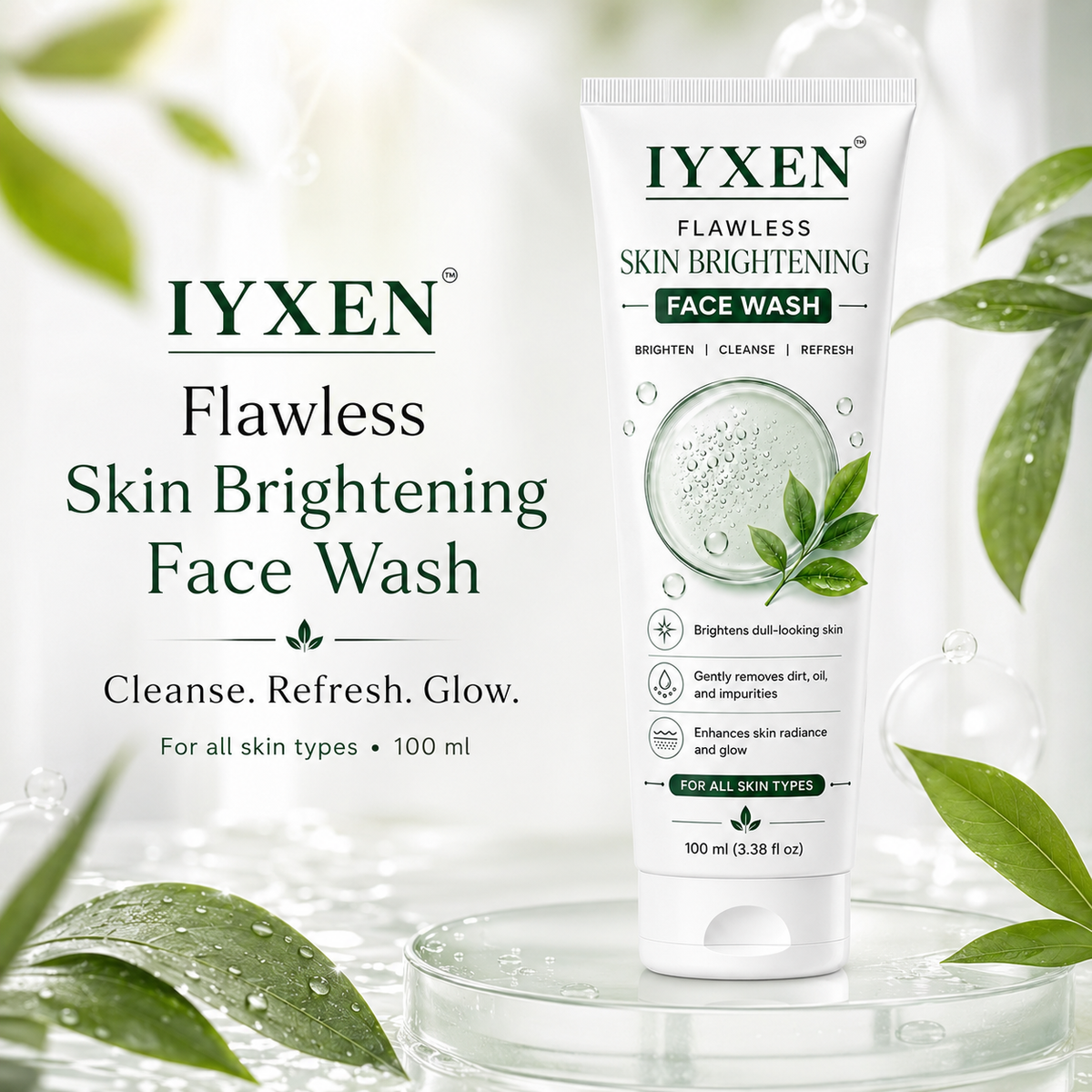 IYXEN Flawless Skin Brightening Face Wash - 100 ml